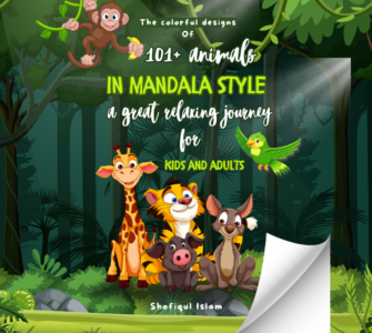 The colorful designs Of 101+ animals in mandala style a great relaxing journey for kids and adults post