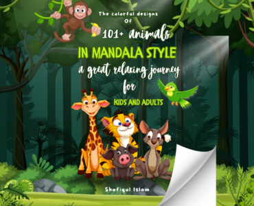 The colorful designs Of 101+ animals in mandala style a great relaxing journey for kids and adults post