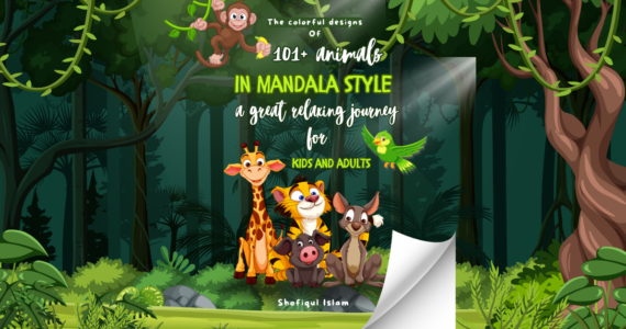 The colorful designs Of 101+ animals in mandala style a great relaxing journey for kids and adults post